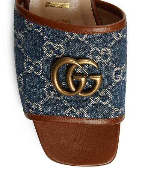 best gucci sandals|gucci jolie denim flats sandals.